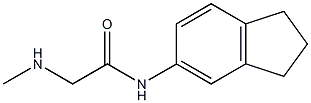 N-2,3-dihydro-1H-inden-5-yl-2-(methylamino)acetamide Structure