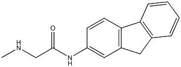 N-9H-fluoren-2-yl-2-(methylamino)acetamide Structure