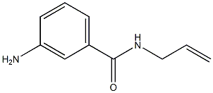 N-allyl-3-aminobenzamide 구조식 이미지