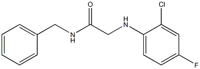 N-benzyl-2-[(2-chloro-4-fluorophenyl)amino]acetamide 구조식 이미지