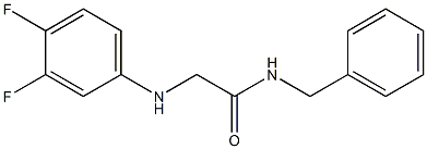 N-benzyl-2-[(3,4-difluorophenyl)amino]acetamide 구조식 이미지