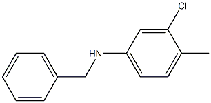 N-benzyl-3-chloro-4-methylaniline 구조식 이미지