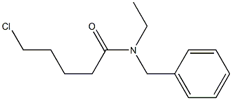 N-benzyl-5-chloro-N-ethylpentanamide 구조식 이미지