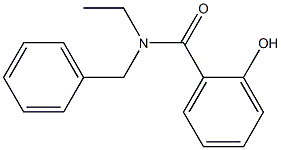 N-benzyl-N-ethyl-2-hydroxybenzamide 구조식 이미지