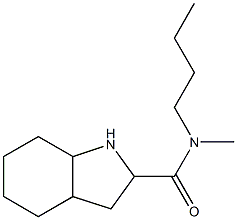 N-butyl-N-methyloctahydro-1H-indole-2-carboxamide 구조식 이미지