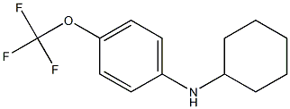 N-cyclohexyl-4-(trifluoromethoxy)aniline 구조식 이미지