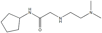 N-cyclopentyl-2-{[2-(dimethylamino)ethyl]amino}acetamide 구조식 이미지