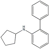 N-cyclopentyl-2-phenylaniline 구조식 이미지