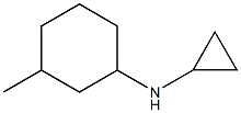 N-cyclopropyl-N-(3-methylcyclohexyl)amine Structure