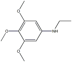 N-ethyl-3,4,5-trimethoxyaniline Structure