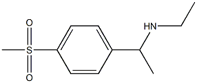 N-ethyl-N-{1-[4-(methylsulfonyl)phenyl]ethyl}amine 구조식 이미지