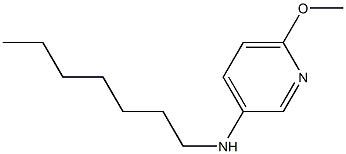 N-heptyl-6-methoxypyridin-3-amine 구조식 이미지