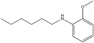 N-hexyl-2-methoxyaniline 구조식 이미지