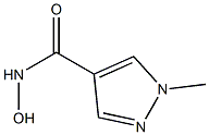 N-hydroxy-1-methyl-1H-pyrazole-4-carboxamide 구조식 이미지