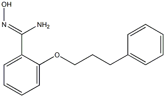 N'-hydroxy-2-(3-phenylpropoxy)benzenecarboximidamide Structure