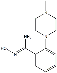 N'-hydroxy-2-(4-methylpiperazin-1-yl)benzene-1-carboximidamide Structure
