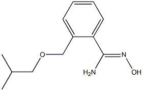 N'-hydroxy-2-(isobutoxymethyl)benzenecarboximidamide 구조식 이미지