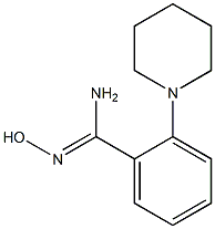 N'-hydroxy-2-(piperidin-1-yl)benzene-1-carboximidamide Structure