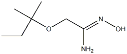 N'-hydroxy-2-[(2-methylbutan-2-yl)oxy]ethanimidamide 구조식 이미지