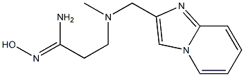 N'-hydroxy-3-({imidazo[1,2-a]pyridin-2-ylmethyl}(methyl)amino)propanimidamide 구조식 이미지