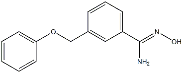 N'-hydroxy-3-(phenoxymethyl)benzenecarboximidamide Structure