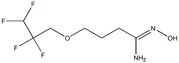 N'-hydroxy-4-(2,2,3,3-tetrafluoropropoxy)butanimidamide Structure