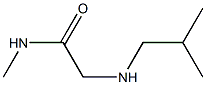 N-methyl-2-[(2-methylpropyl)amino]acetamide Structure