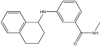 N-methyl-3-(1,2,3,4-tetrahydronaphthalen-1-ylamino)benzamide Structure