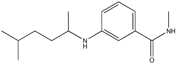 N-methyl-3-[(5-methylhexan-2-yl)amino]benzamide Structure