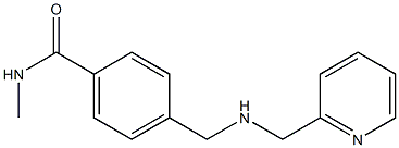 N-methyl-4-{[(pyridin-2-ylmethyl)amino]methyl}benzamide Structure