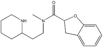 N-methyl-N-[2-(piperidin-2-yl)ethyl]-2,3-dihydro-1-benzofuran-2-carboxamide Structure