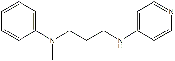 N-methyl-N-[3-(pyridin-4-ylamino)propyl]aniline Structure