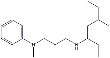 N-methyl-N-{3-[(5-methylheptan-3-yl)amino]propyl}aniline Structure