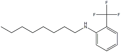 N-octyl-2-(trifluoromethyl)aniline 구조식 이미지