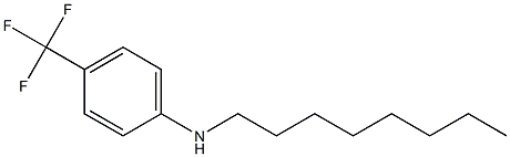 N-octyl-4-(trifluoromethyl)aniline 구조식 이미지