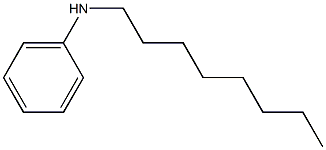 N-octylaniline 구조식 이미지