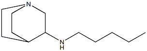 N-pentyl-1-azabicyclo[2.2.2]octan-3-amine Structure