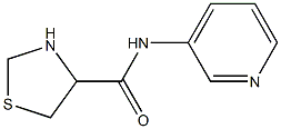 N-pyridin-3-yl-1,3-thiazolidine-4-carboxamide Structure