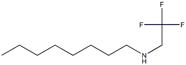 octyl(2,2,2-trifluoroethyl)amine Structure