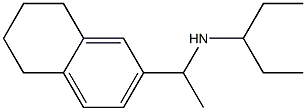 pentan-3-yl[1-(5,6,7,8-tetrahydronaphthalen-2-yl)ethyl]amine Structure