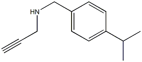 prop-2-yn-1-yl({[4-(propan-2-yl)phenyl]methyl})amine 구조식 이미지