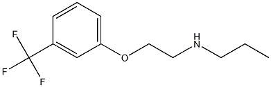 propyl({2-[3-(trifluoromethyl)phenoxy]ethyl})amine Structure