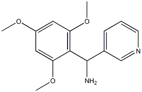 pyridin-3-yl(2,4,6-trimethoxyphenyl)methanamine Structure