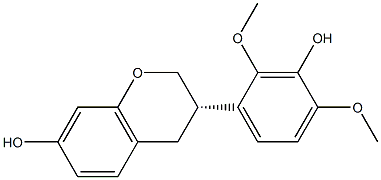 (3S)-3-(3-hydroxy-2,4-dimethoxy-phenyl)chroman-7-ol Structure