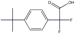 (4-tert-Butylphenyl)difluoroacetic acid Structure