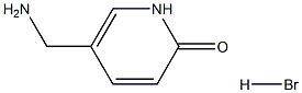 5-Aminomethyl-1H-pyridin-2-one hydrobromide Structure