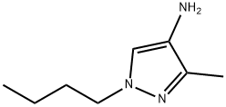 1H-Pyrazol-4-amine,  1-butyl-3-methyl- Structure