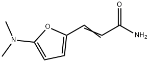 2-Propenamide,  3-[5-(dimethylamino)-2-furanyl]- Structure