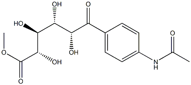 4-Acetamidophenyl -D-Glucuronic Acid, Methyl Ester 구조식 이미지
