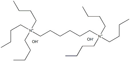 Hexane-1,6-bis(tributylammonium)dihydroxide, 20% w/w aq. soln. 구조식 이미지